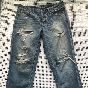 American eagle distressed boyfriend jeans